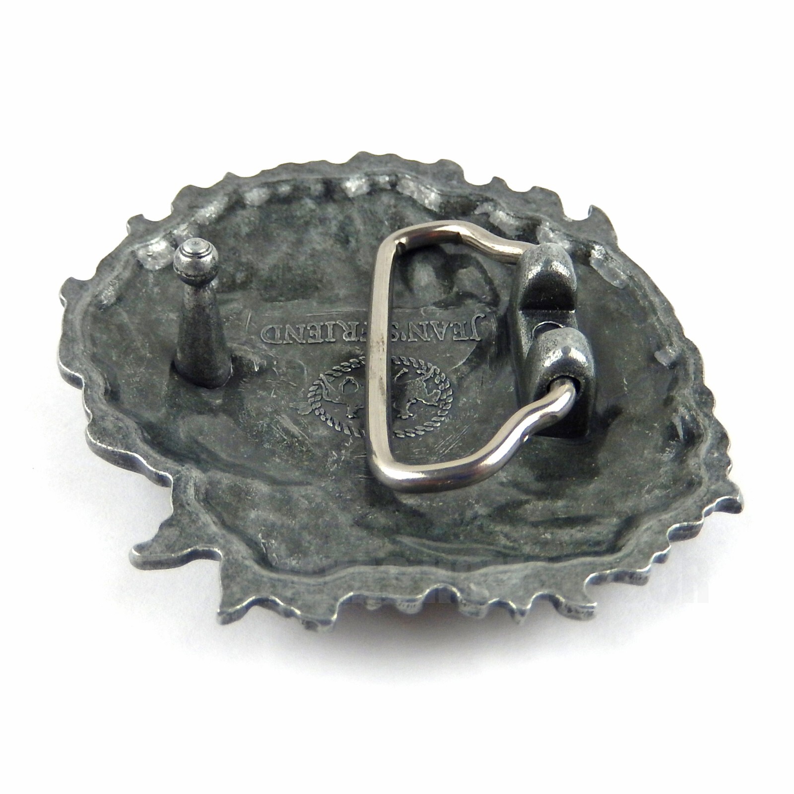 Lion Head Belt Buckle Antique Silver Finish Wild Life Safari Fits 1.5&Prime; Belts