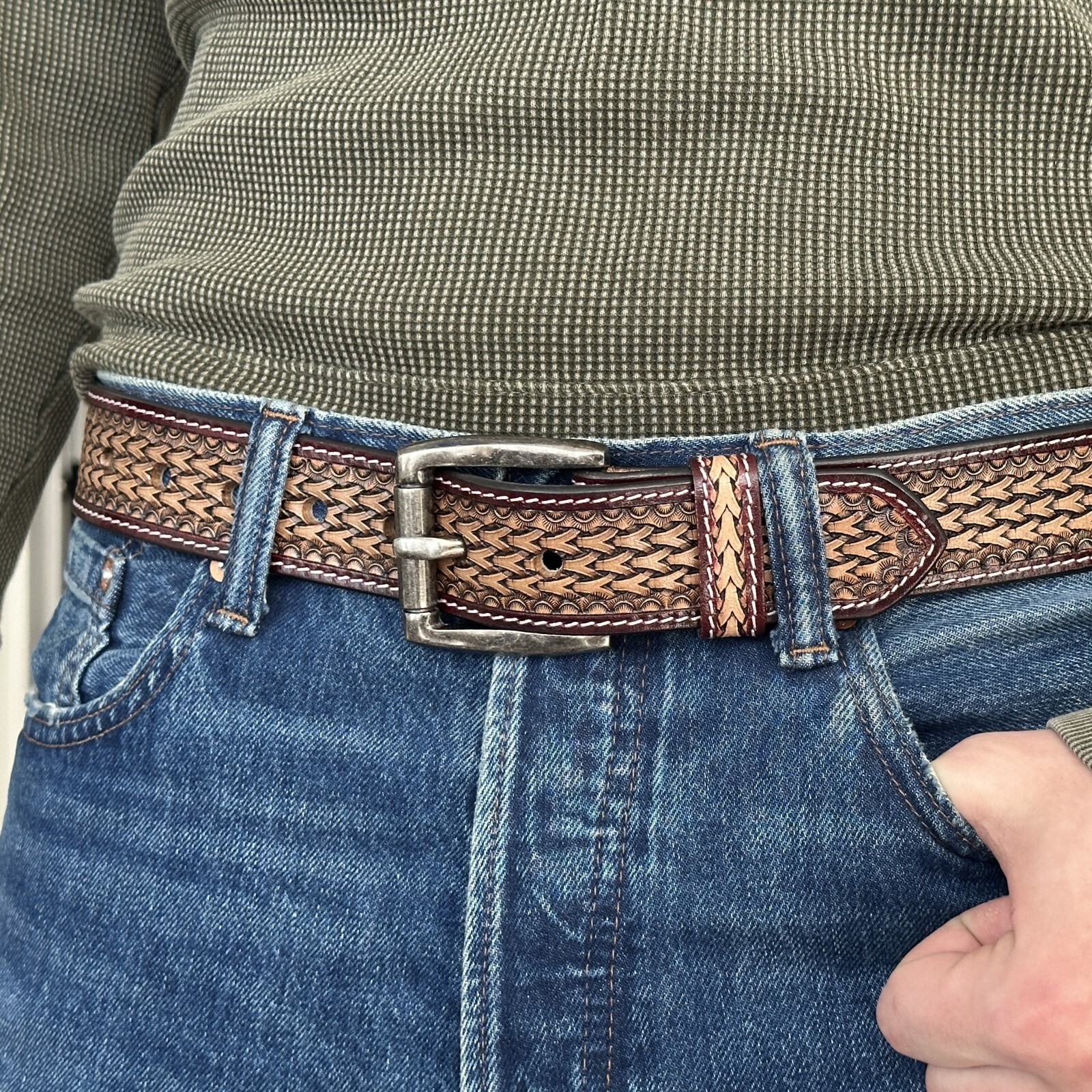 Western Belt Buckle for 1.5” Straps Cowboy Rodeo Style Texas Western Vaquero
