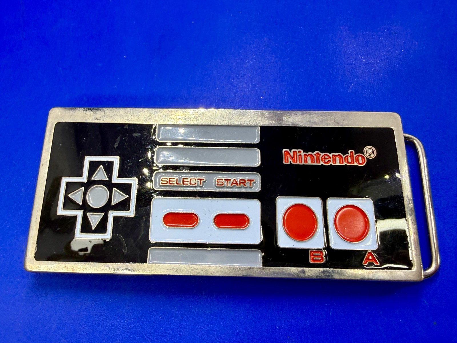 Official Classic Nintendo NES System Video Game Controller Figural Belt Buckle