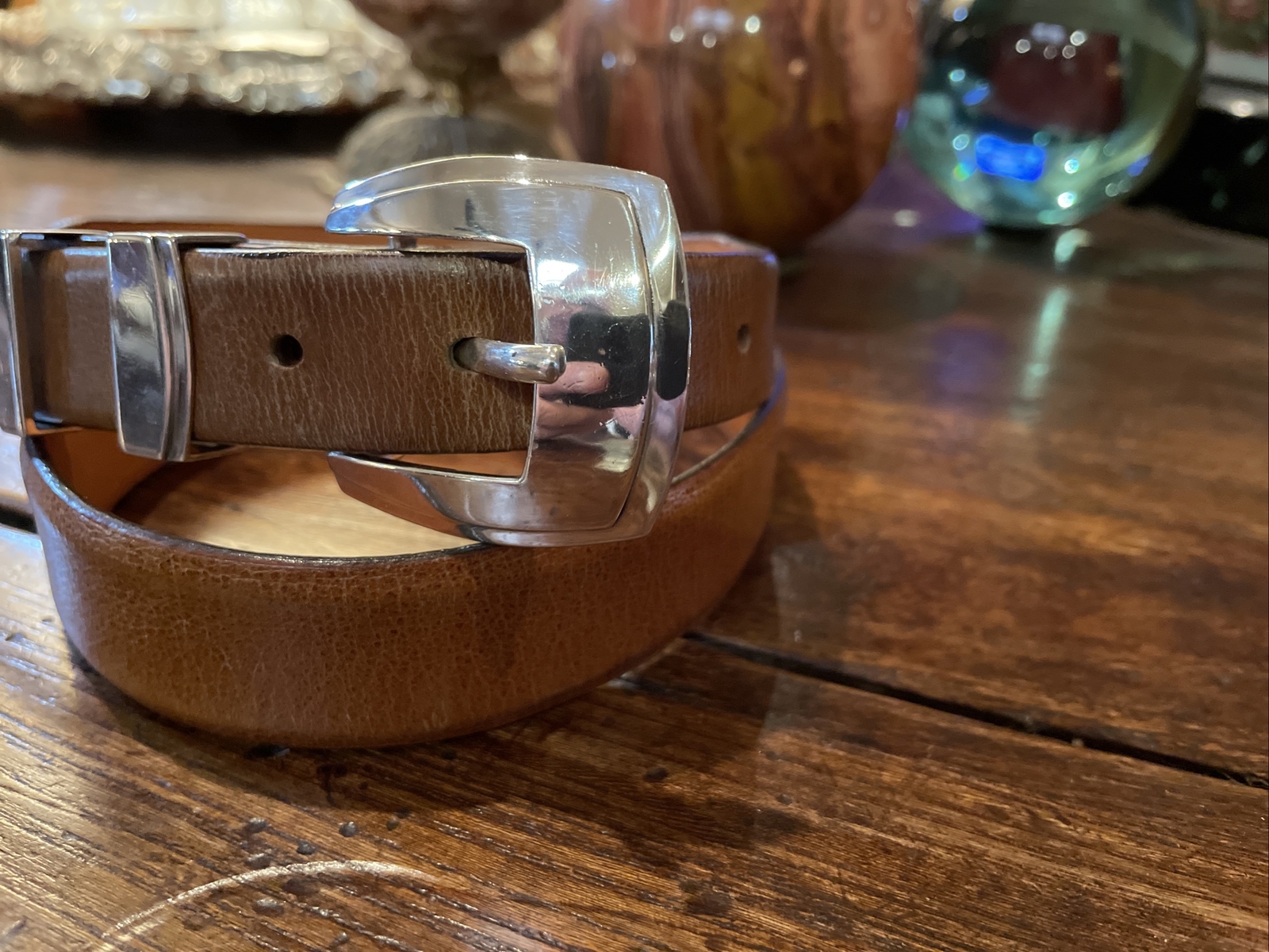 James Reid Ltd Sterling Silver Silver Belt Buckle 31-32-1.25-1”JR🦬✅