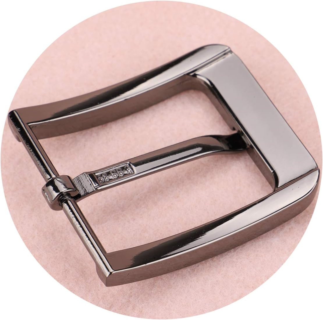 1.5 Inches (38-40 Mm) Belt Buckle Single Prong Square Replacement Buckle