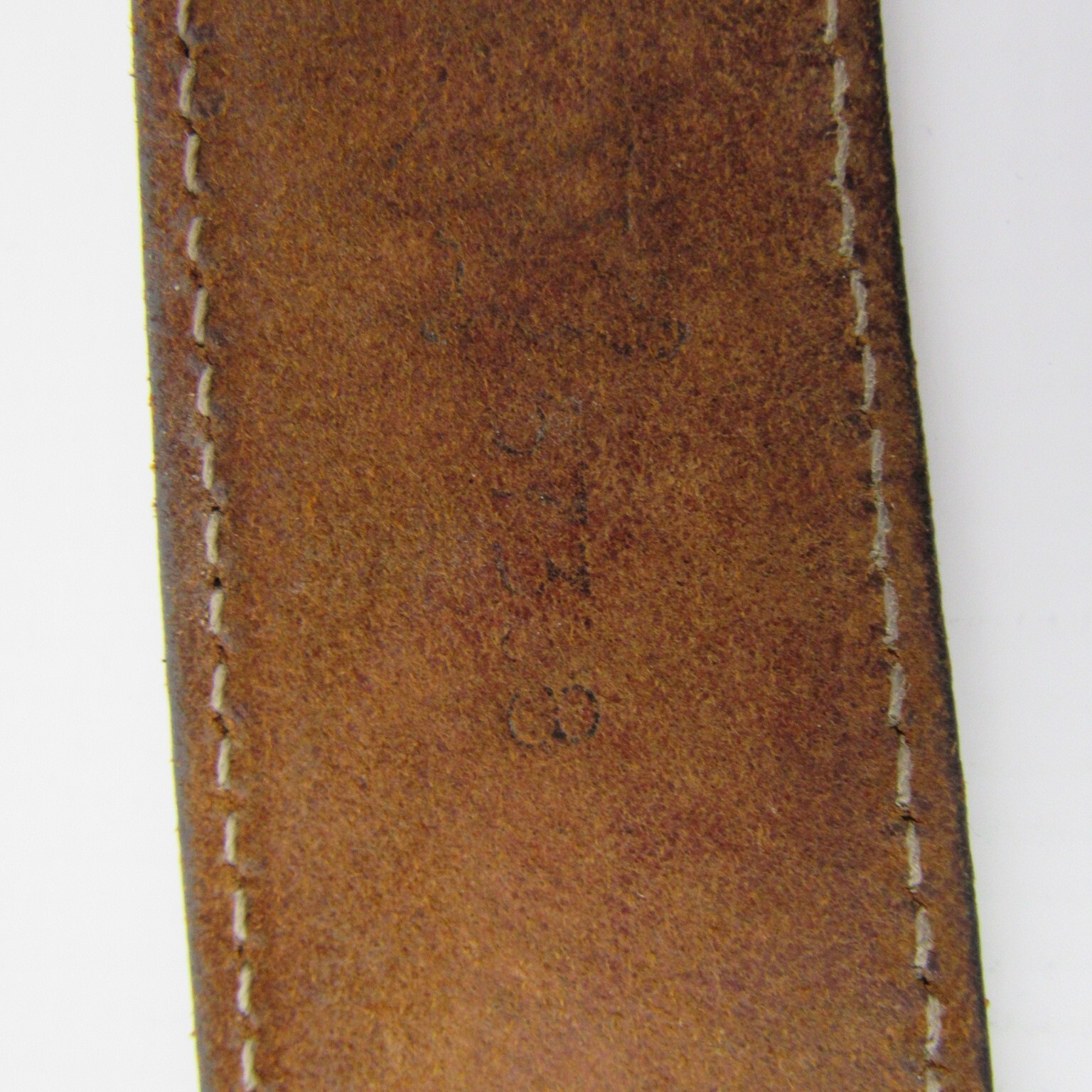 Vintage Tony Lama German Silver Belt Buckle and leather Belt