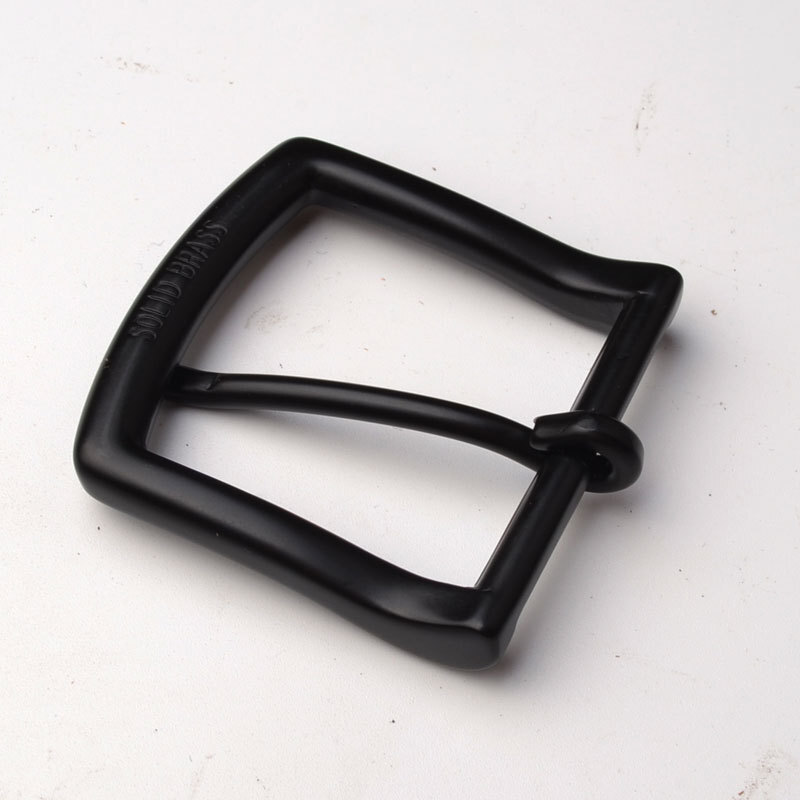 3.9cm Heavy Duty Single Prong Belt Buckle Black Metal Buckle Replacement