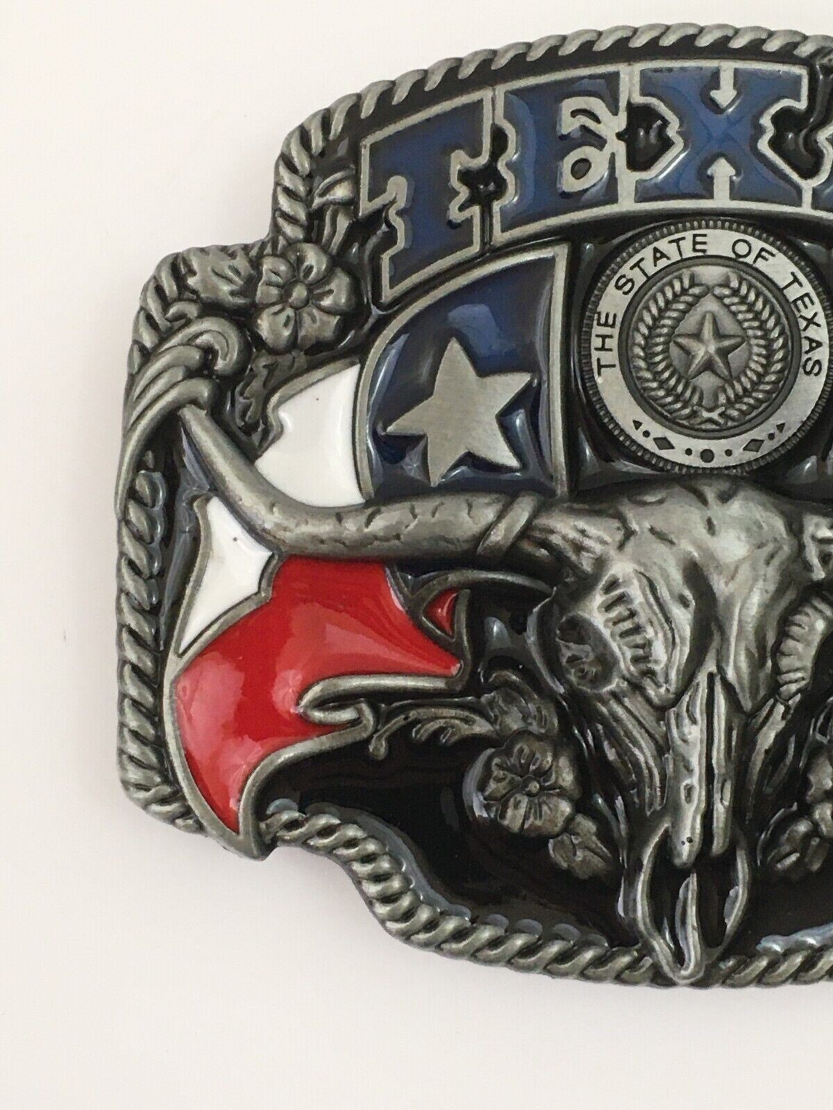 Texas Pride Belt Buckle Western Cowboy Mens Belt Buckles