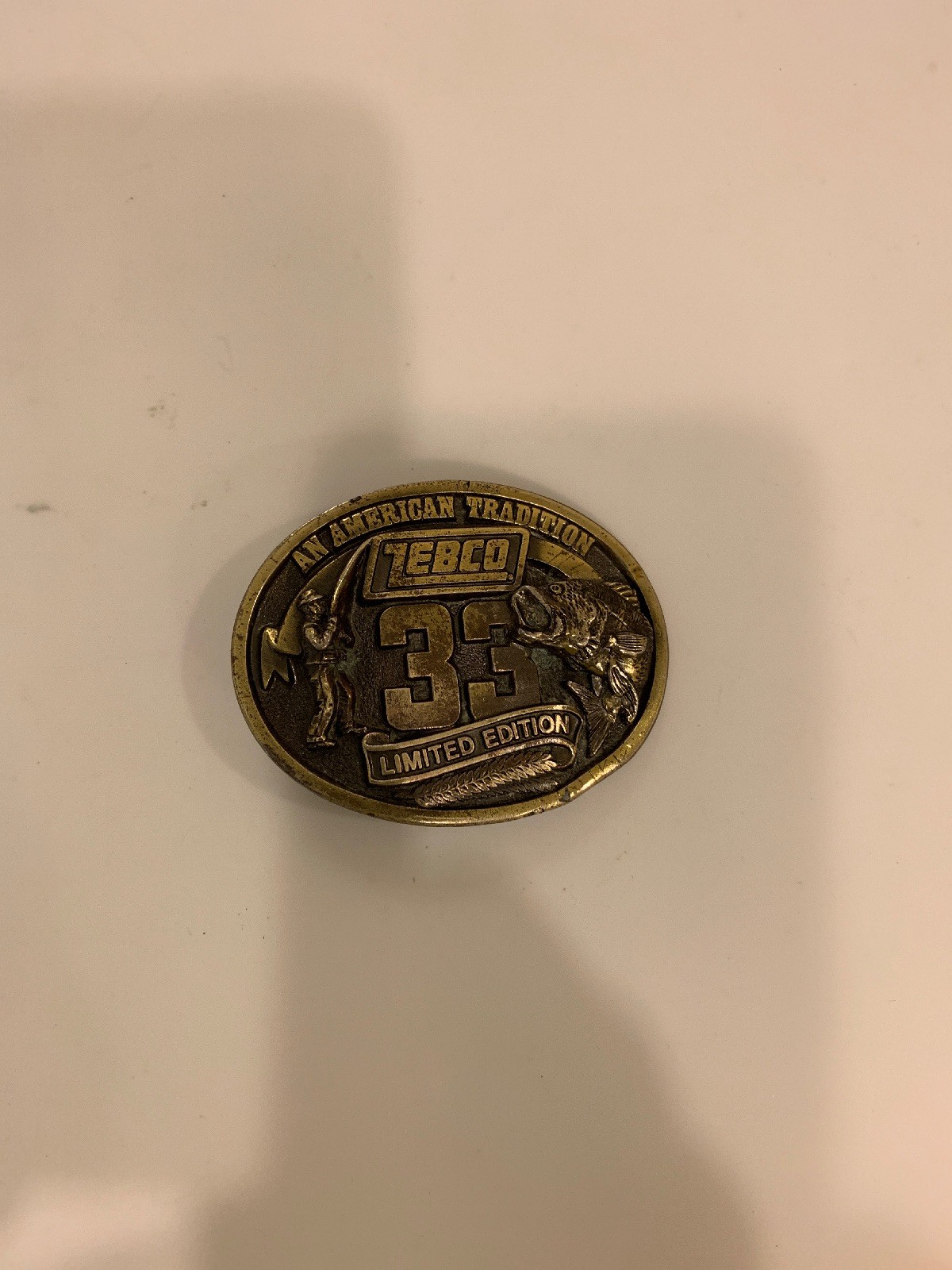 Vintage Solid Brass Lebco Limited Edition Belt Buckle An American Tradition