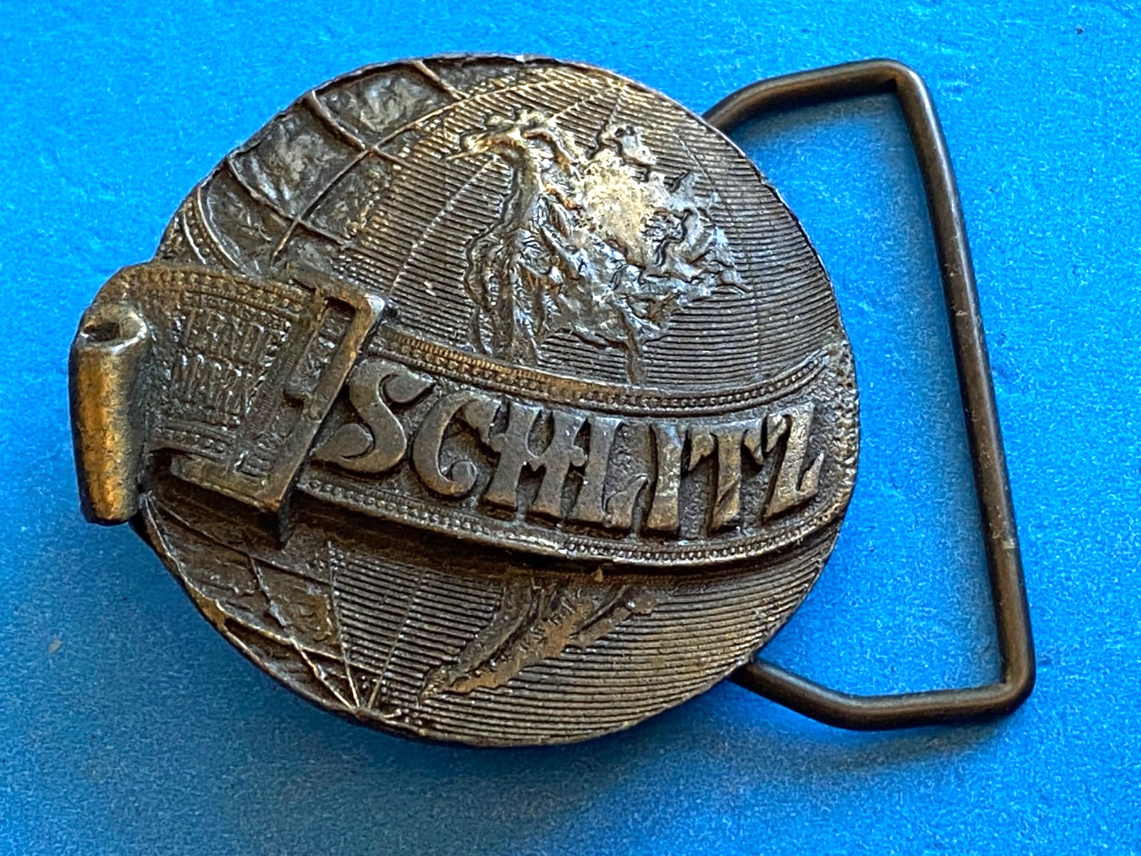 Vintage Schlitz Beer Belt Buckle