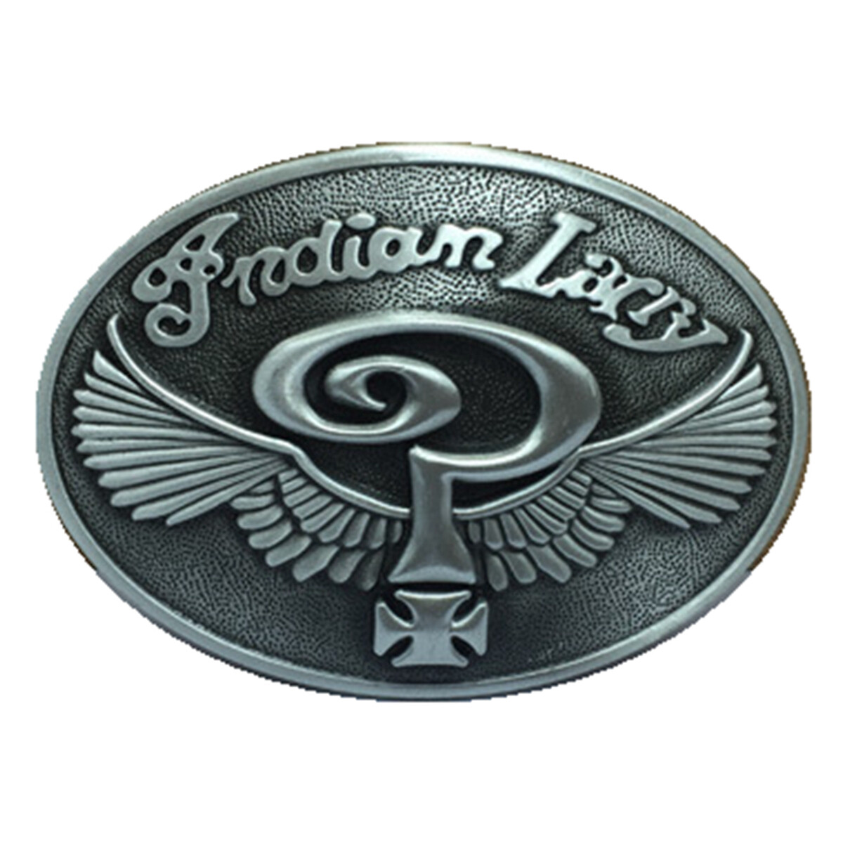 Indian Larry Belt Buckle Western Cowboy Native American Motorcyclist (INLY-01-S)