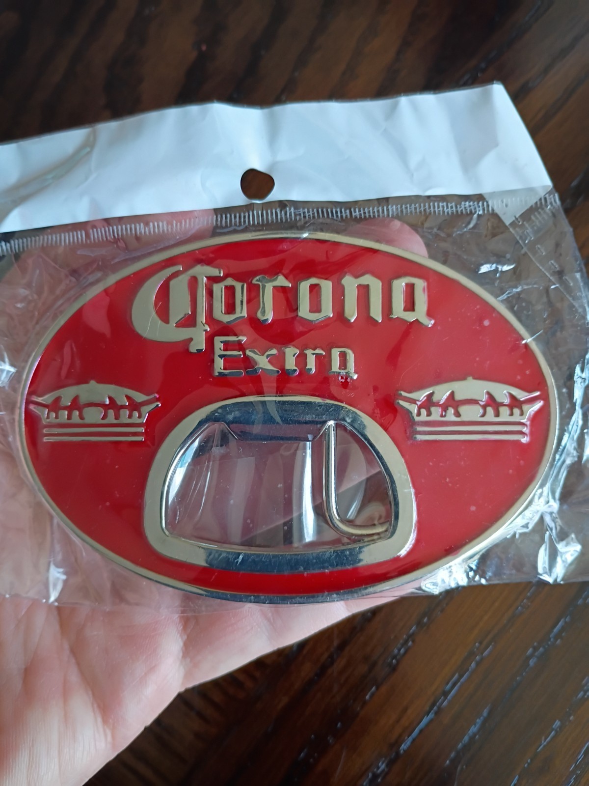 Corona Belt Buckle With Bottle Opener – Blue or Red Brand New