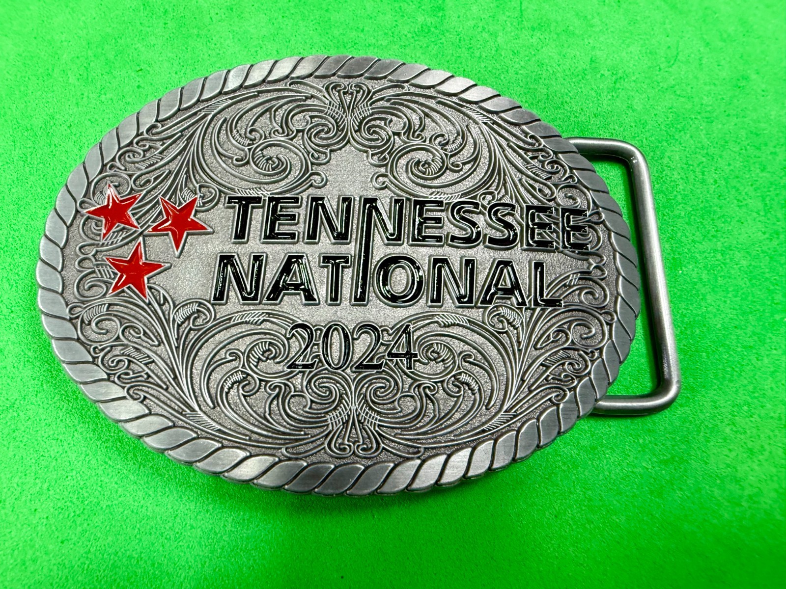 Tennessee National 2024 4th Place U21 Women&rsquo;s Enduro Trophy Award Belt Buckle