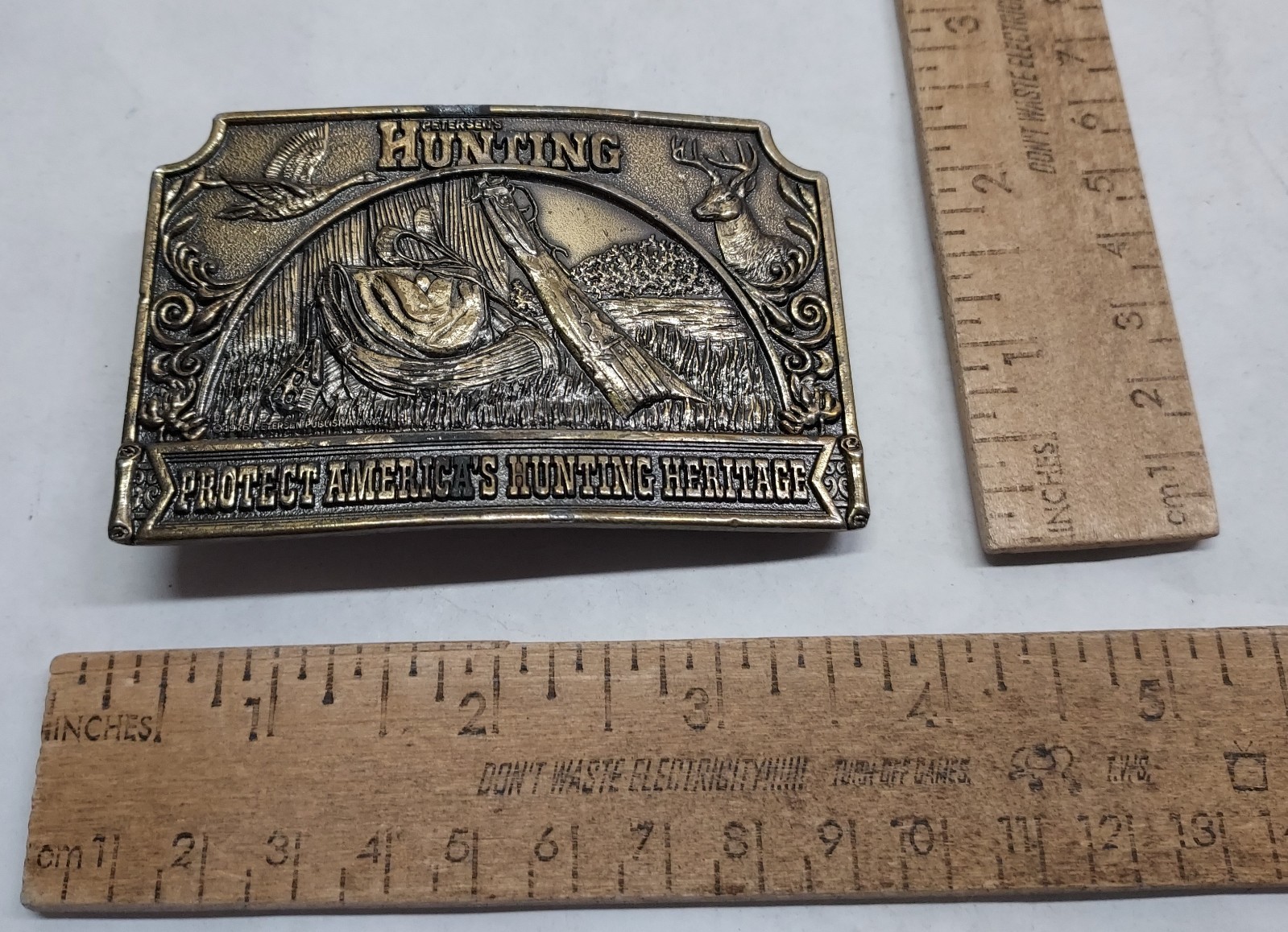 PETERSEN&rsquo;S HUNTING – PROTECT AMERICA&rsquo;S HUNTING HERITAGE – BUCKLE – listing #8993