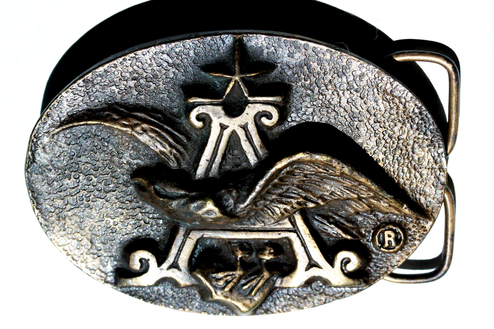 Vintage ANHEUSER BUSCH / BUDWEISER BEER, Metal Belt Buckle
