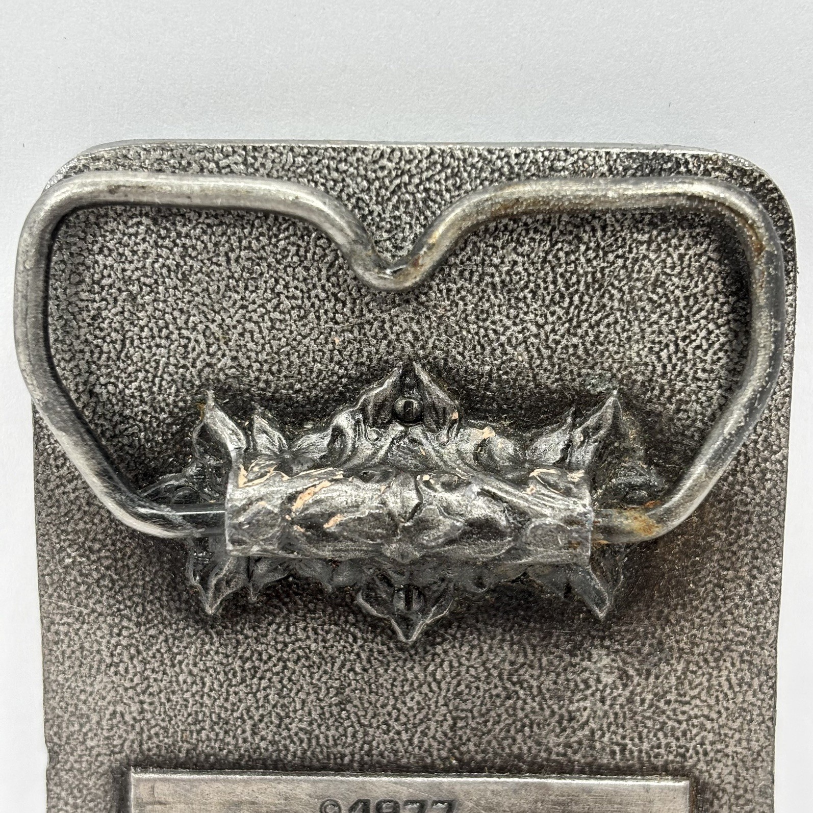 Vintage Men&rsquo;s Belt Buckle F-15 Eagle Aircraft Pewter The Buckle Connection 1977