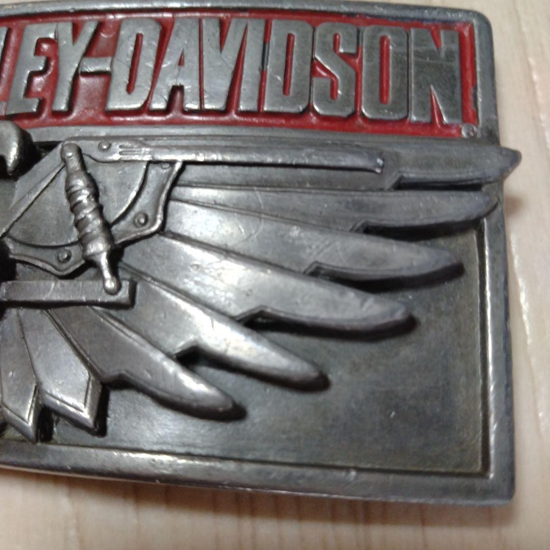Harley-Davidson Belt Buckle, Vntage Engine Frame Wing Motifs G-88 Harmony 1989