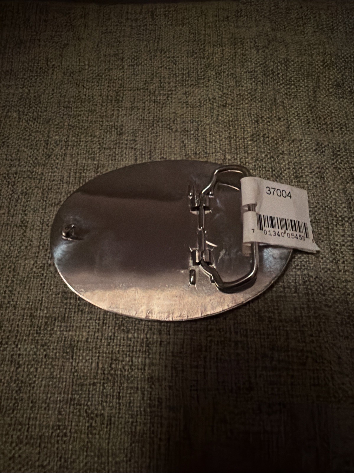Men Silver Metal Belt Buckle Western Cowboy Texas State Lone Star Oval Jean Pant