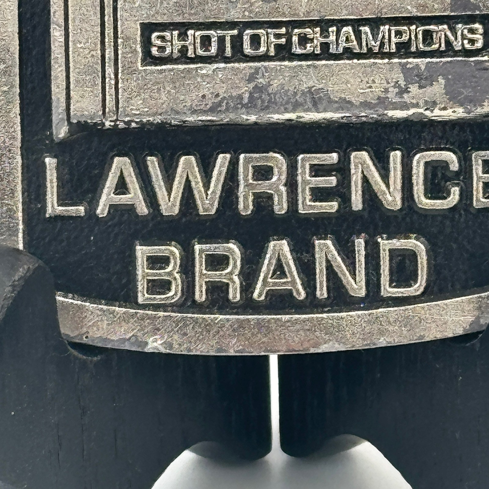Vintage Lawrence Brand Shot of Champions Shotgun Shell Belt Buckle