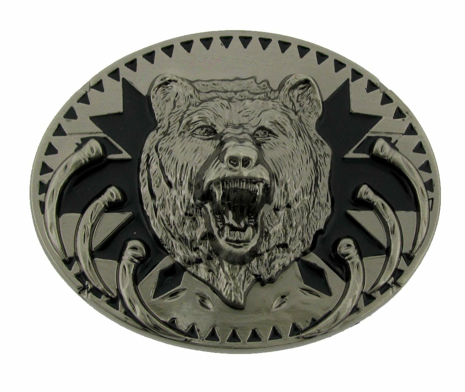 Men Women Belt Buckle Snake Animal Lion Tiger Leopard Metal Black Panther Logo