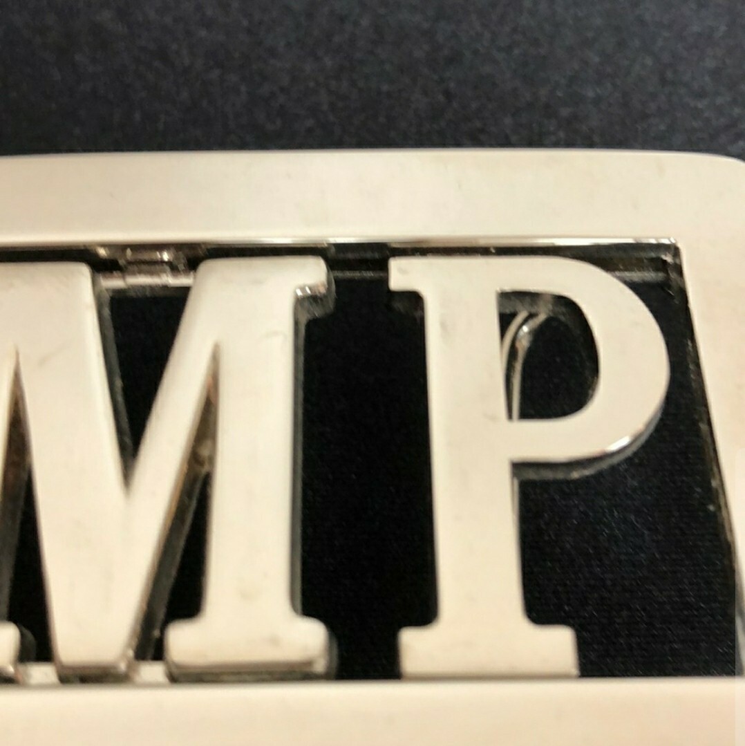 Fabulous Chrome Plated « PIMP » Belt Buckle Size: 4.25” x 2”