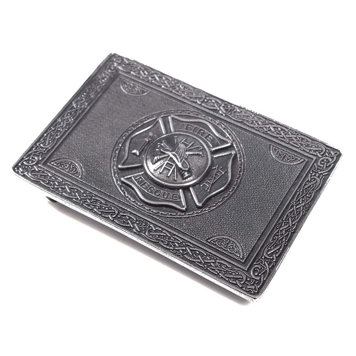 Fire Fighters Pewter Kilt Belt Buckle – Made in Scotland