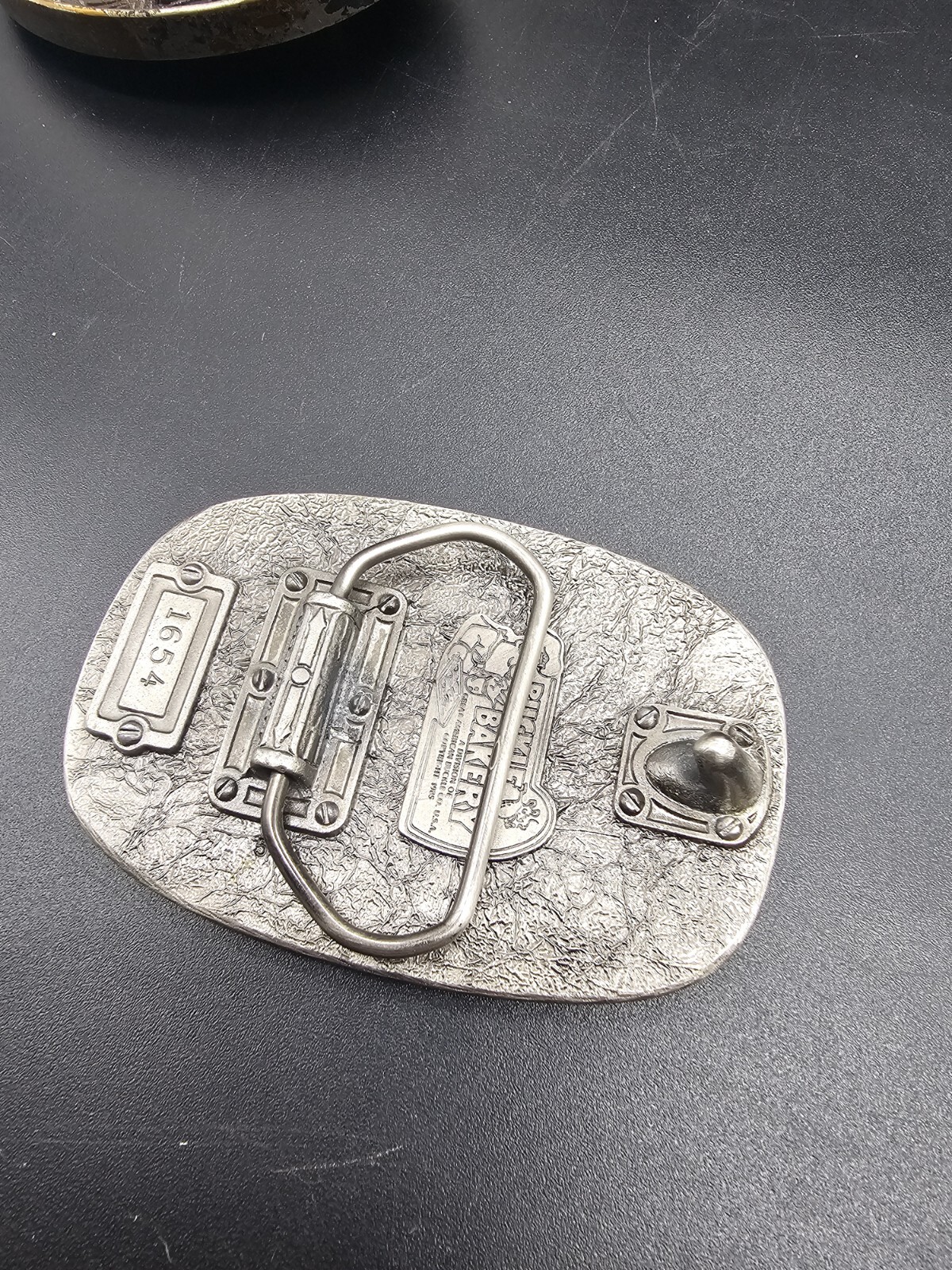 Belt Buckle Protect Serve Badge Police Officer USA Department