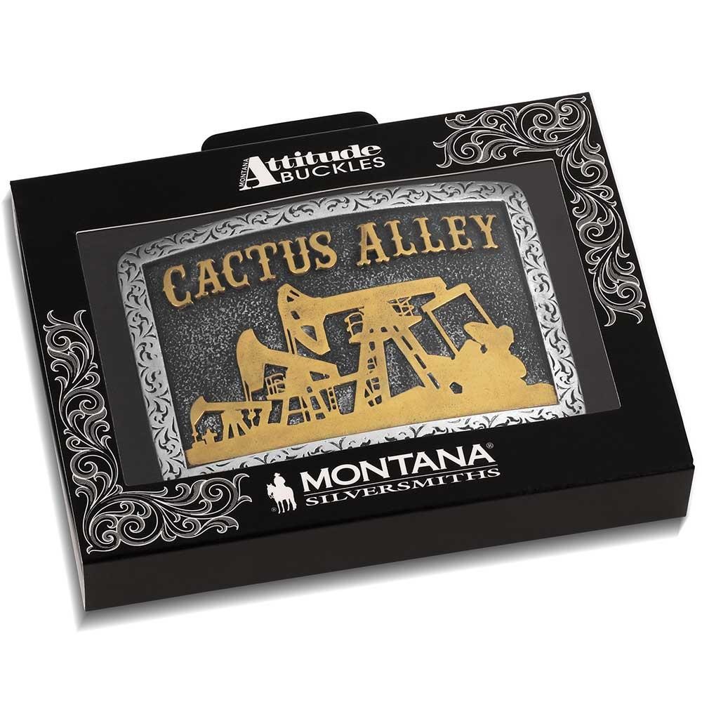 Montana Silversmiths Attitude Officially Licensed Cactus Alley Belt Buckle