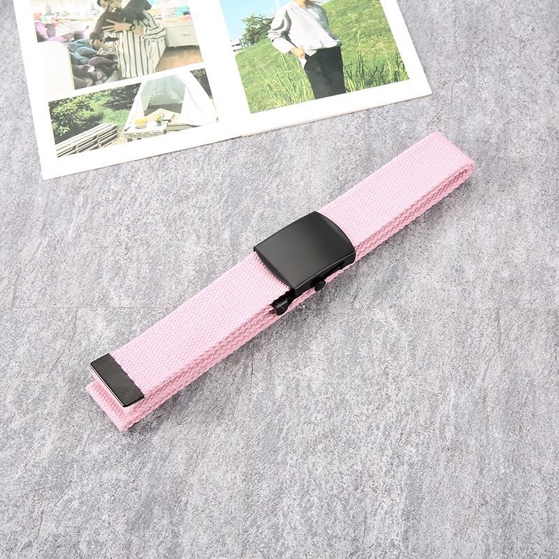 Nylon Belt Alloy Buckle -Versatile Classic Stylish Fashion Accessory 3.8CM Width