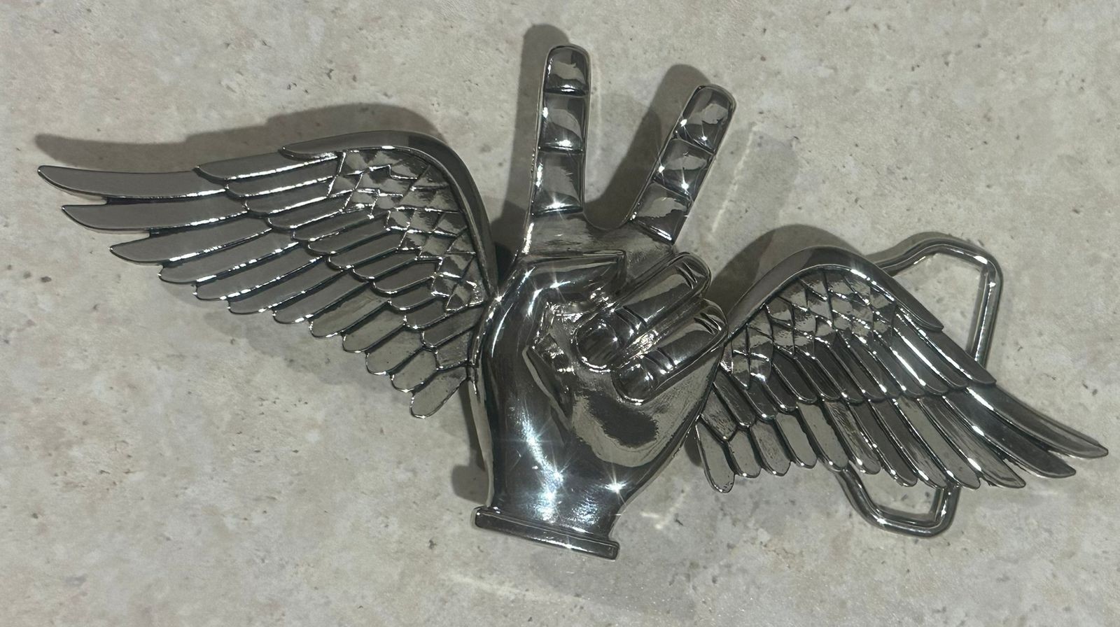 Peace belt buckle to more accessories your look