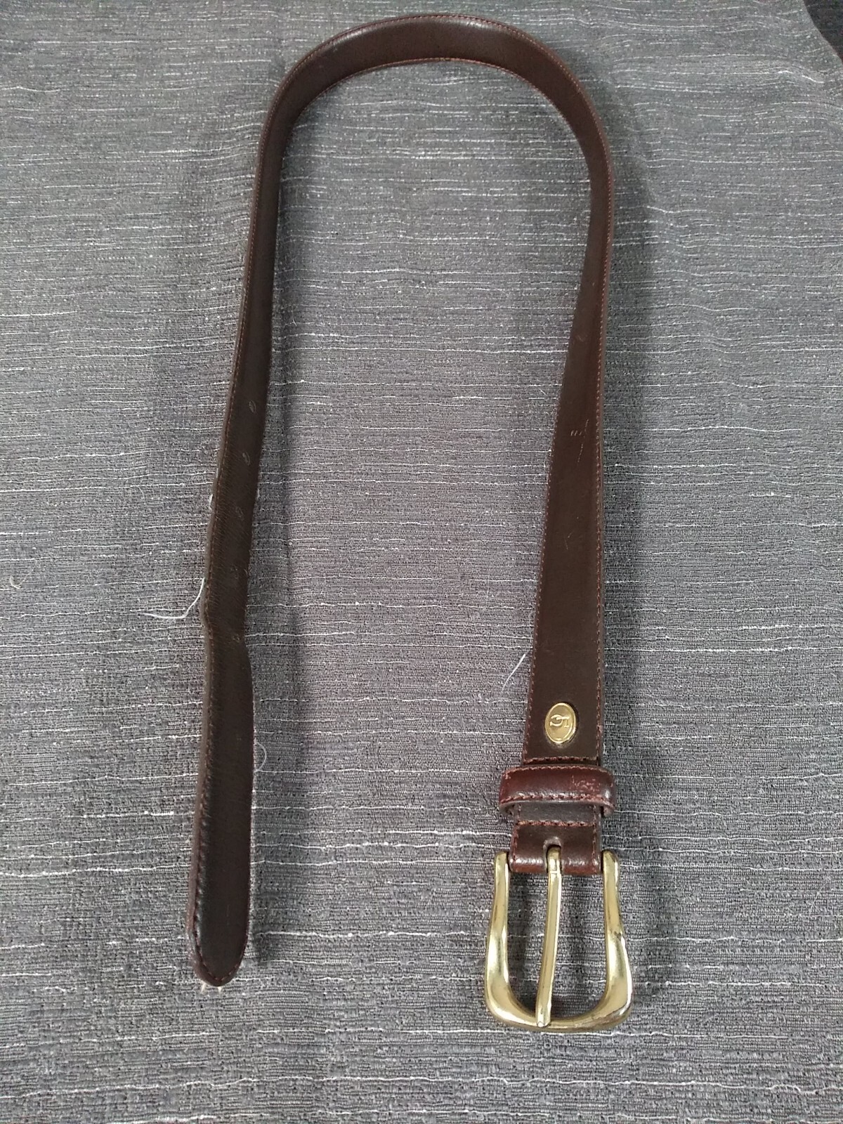 Liz Claiborne Belt Womens Large Brown Genuine Leather