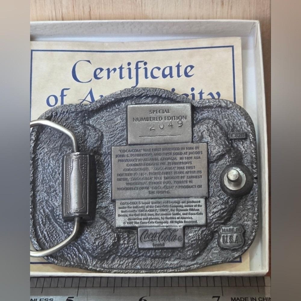 Limited Edition Coca-Cola « Always Since 1886 » Belt Buckle | #2049 | Box & COA