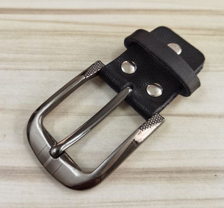 Metal Casual Belt Buckle – Unisex Adult Fashion Accessory Solid DIY Belt Strap