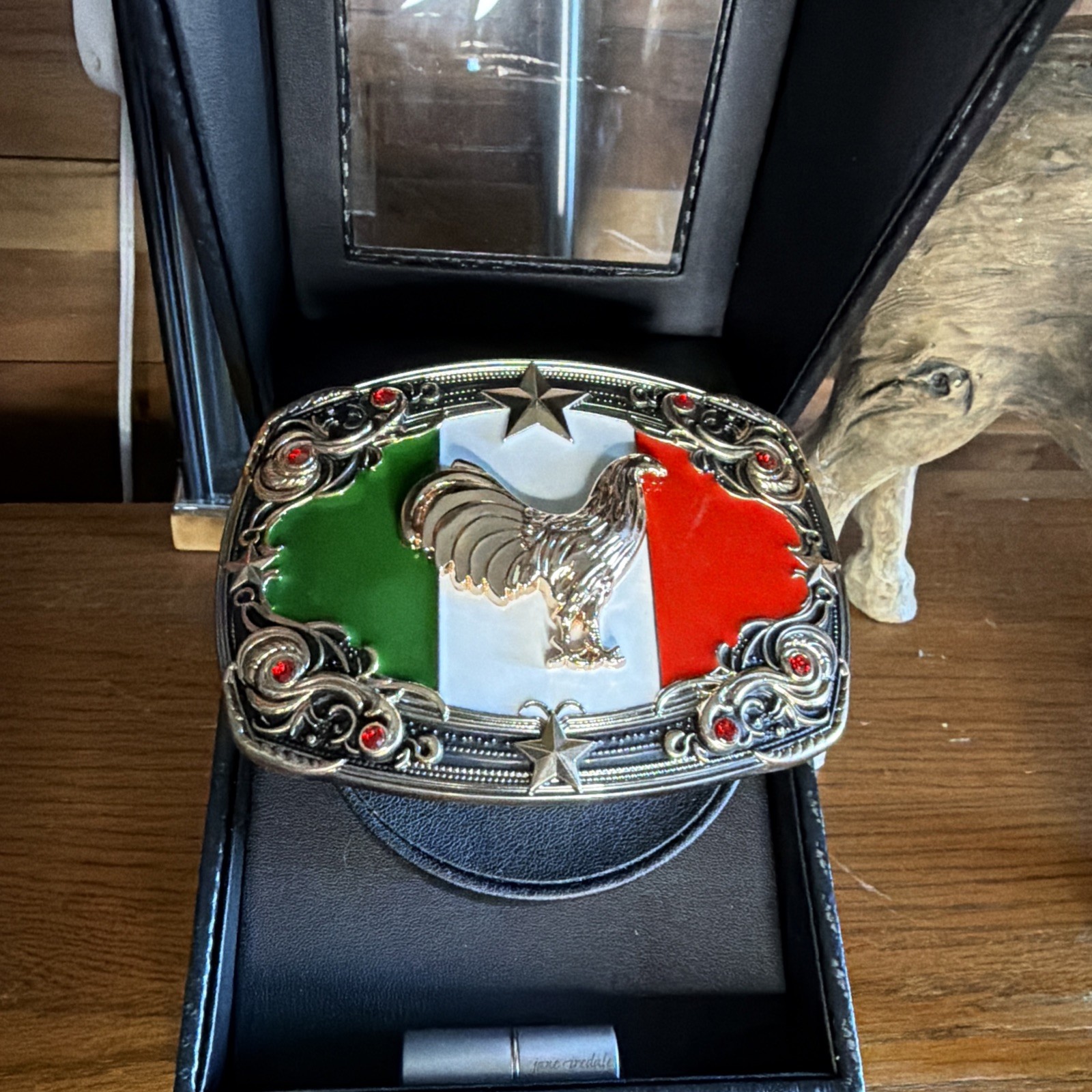 Mexican Flag Charro Cowboy Belt Buckle Hebilla Vaquera Made In Mexico