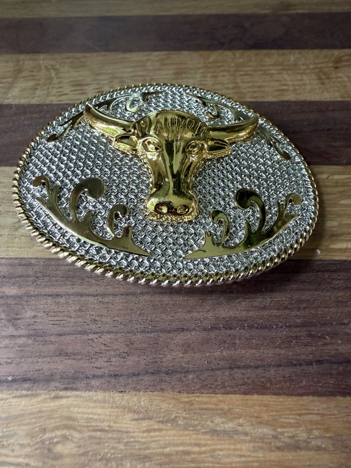 3D Longhorn Bull Men Western Rodeo Texas Cowboy Large Belt Buckles 3.75”x3”