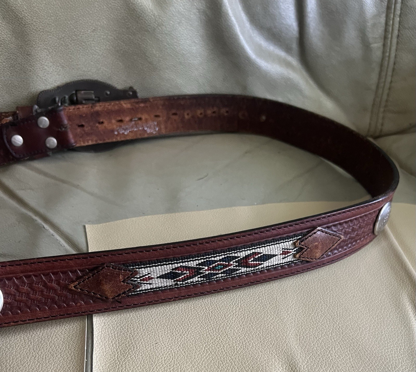 Western Belt Buckle Colt Single Action 45. Cylinder rotates! Unique.