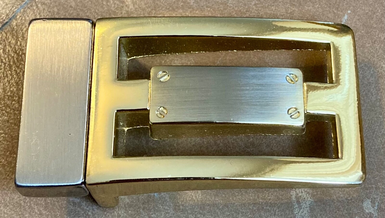Dressy Reversible Belt Buckle Replacement – Would Look Nice Engraved
