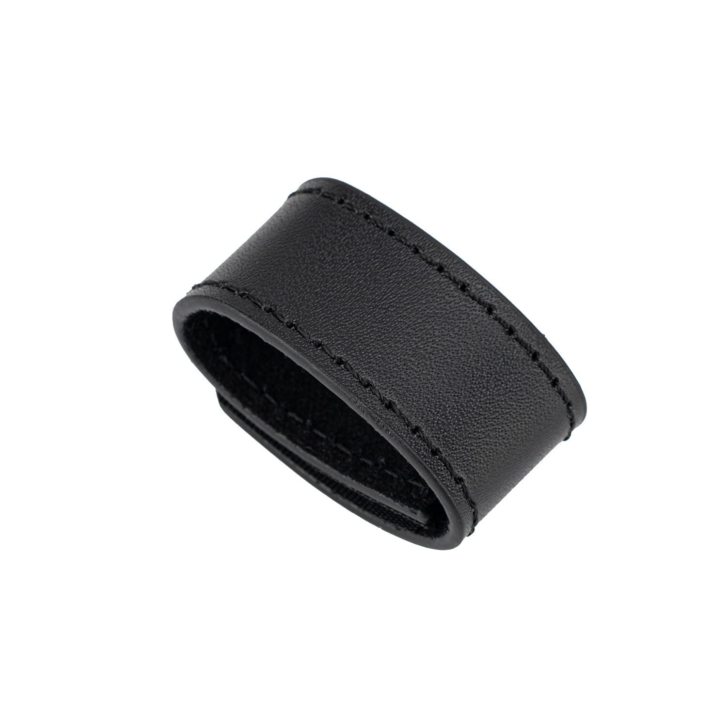 TACNEX Genuine Leather Belt Keeper 1 3/8&Prime; – 1 1/2&Prime; Wide Men&rsquo;s 1 pcs, Black