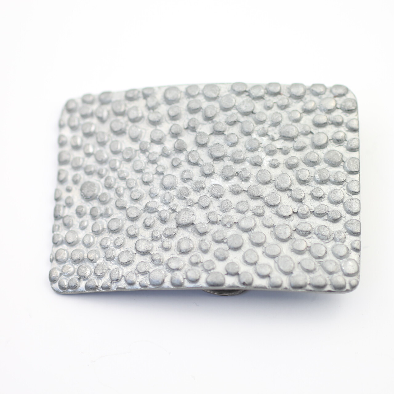 Studded belt buckle grey for 4 cm removable belt gift idea unisex gs72vg
