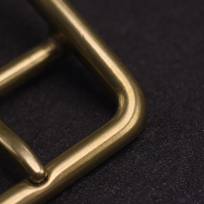 1pcs 35/40mm Square Solid Brass Belt Buckle Single Prong Belt Buckle Replacement