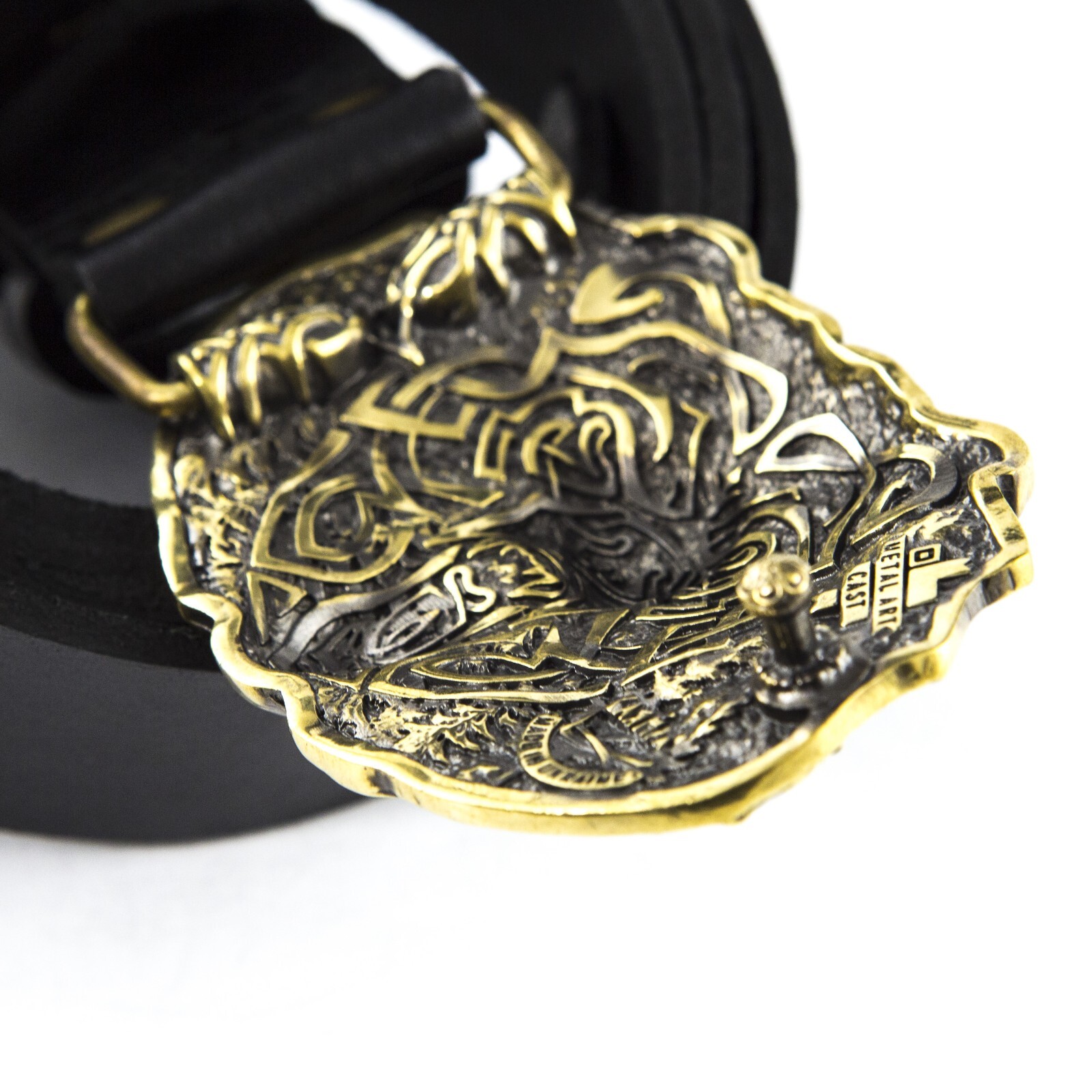 Belt buckle « Bear », Solid brass buckle, Animal belt buckle, Brown bear buckle