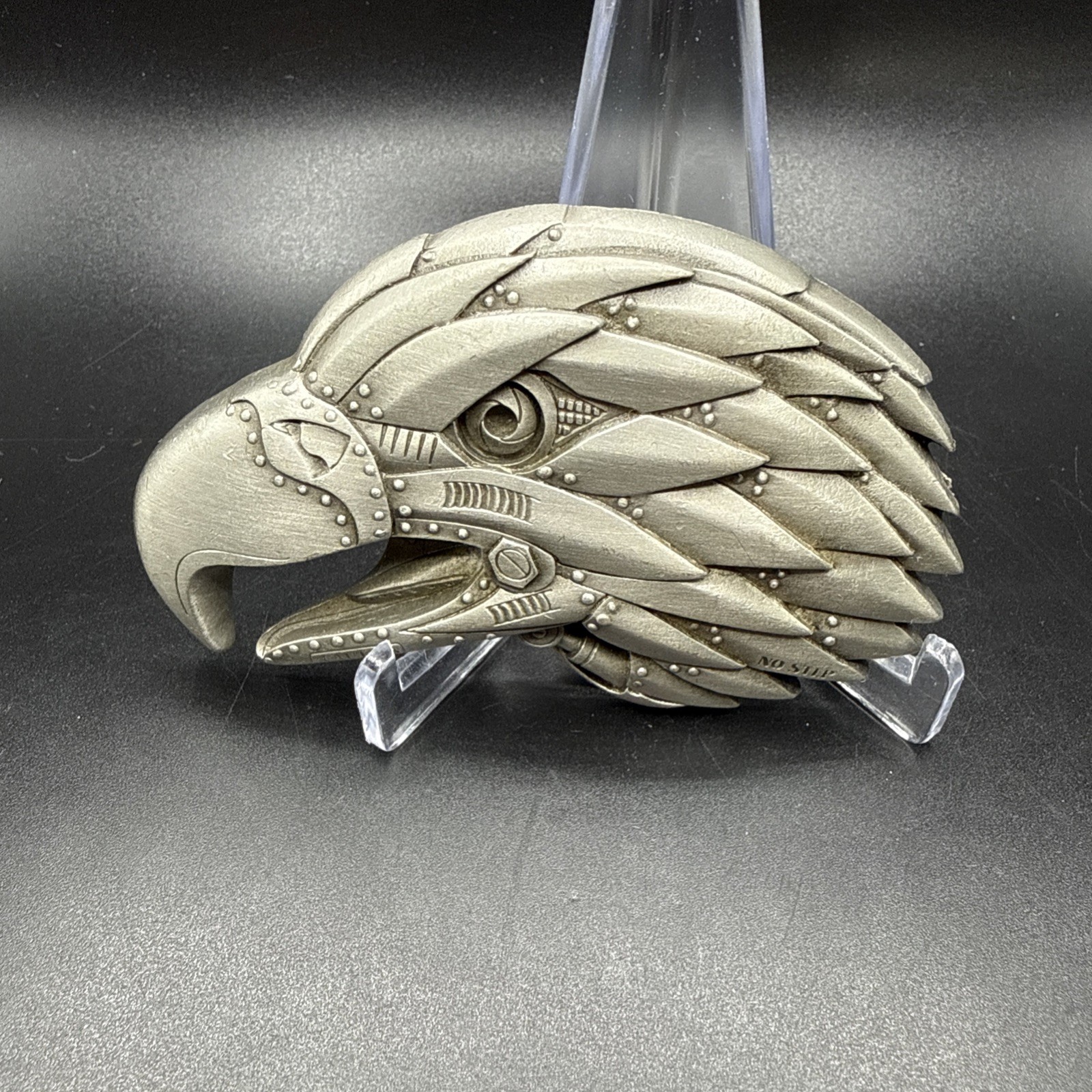 Vintage 1990s GAP Eagle Head Belt Buckle Made In USA Fine Pewter