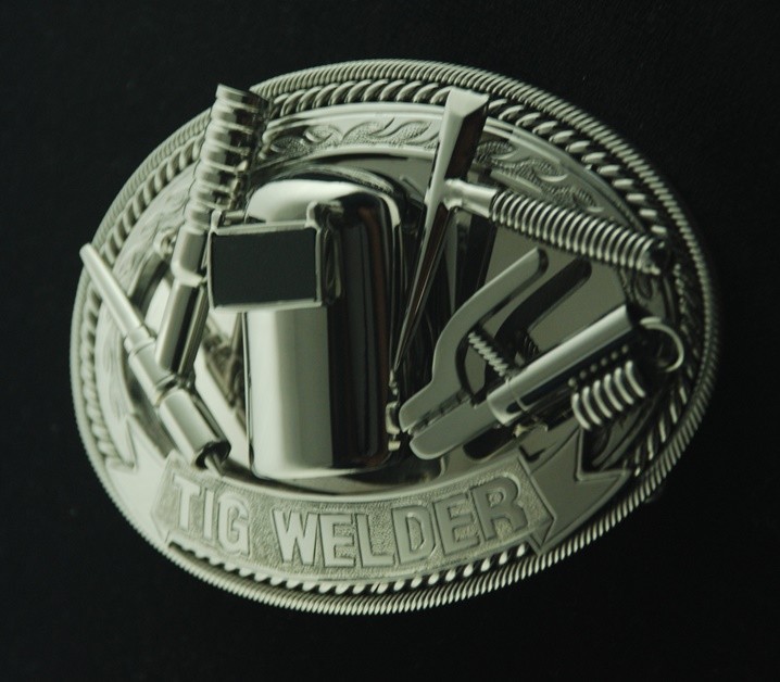 (8X11 cm) MADE BY ORDER MEN BELT BUCKLE HANDMADE STAINLESS STEEL TIG WELDER 1