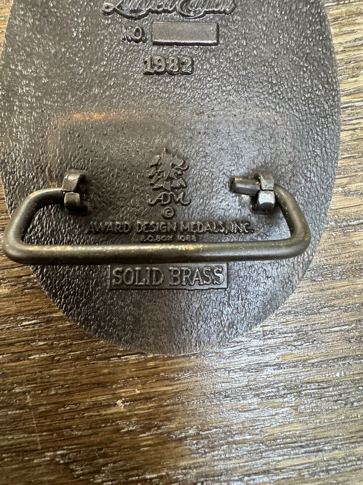 Hughes And Totco Vintage Oil Field Drilling Belt Buckles *MINT CONDITION*