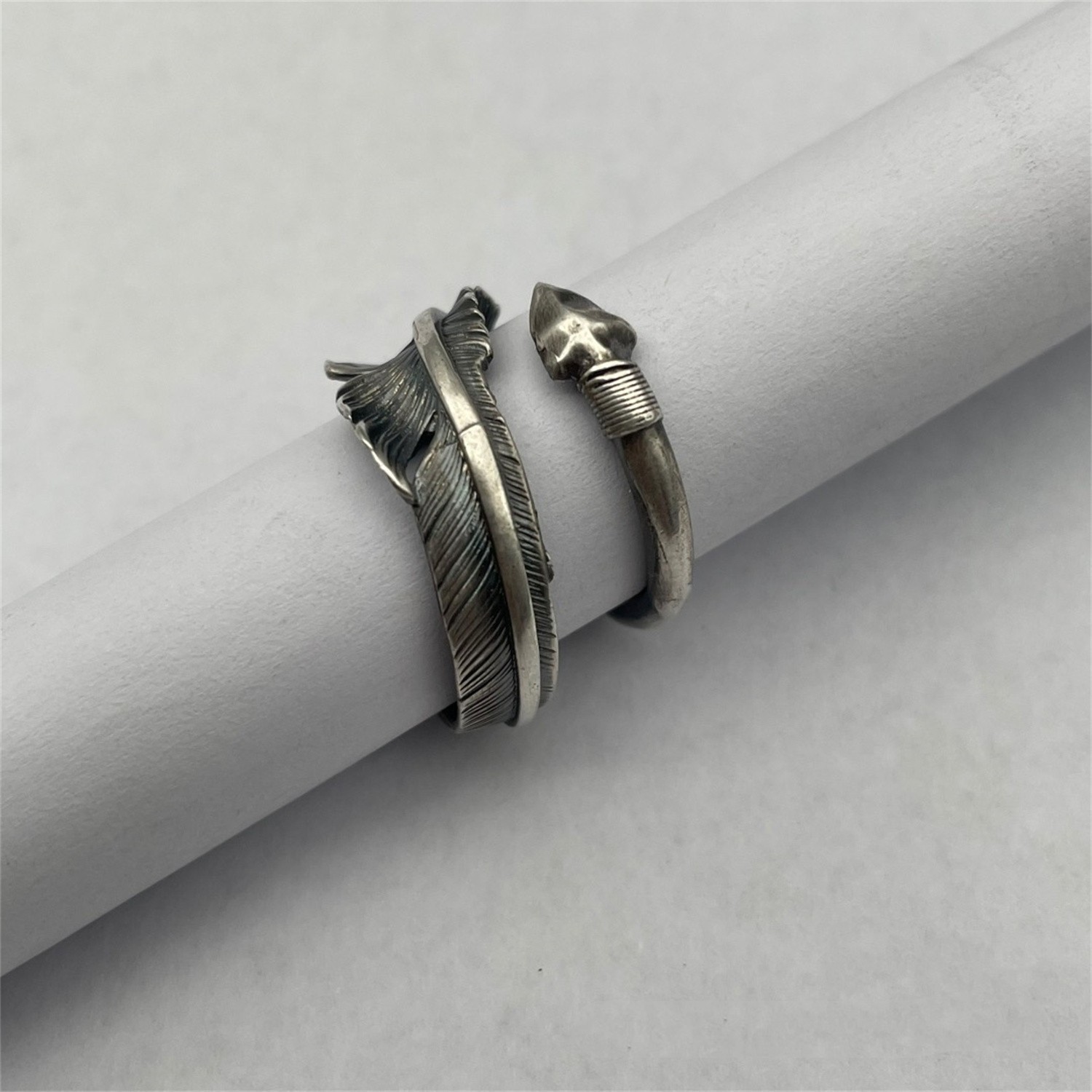 925 Sterling Silver Ring Size 10-16 Men Women Adjustable Band Ring lot