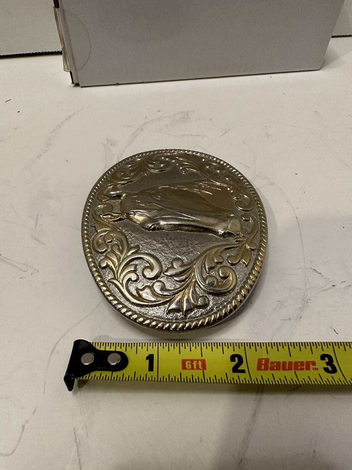 Chambers Phoenix 24K Gold Plate Horse Head Buckle Made In USA (T)…