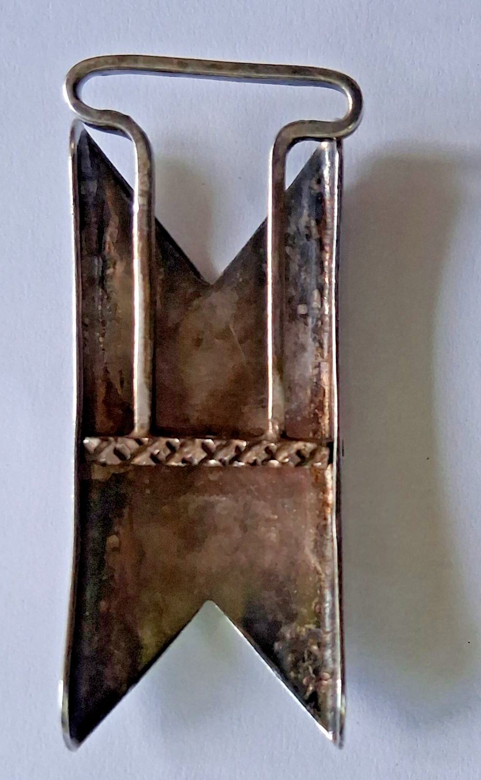 STERLING SILVER 980 TAXCO MEXICO HANDCRAFTED ARTISAN BELT BUCKLE VINTAGE – 20 GR
