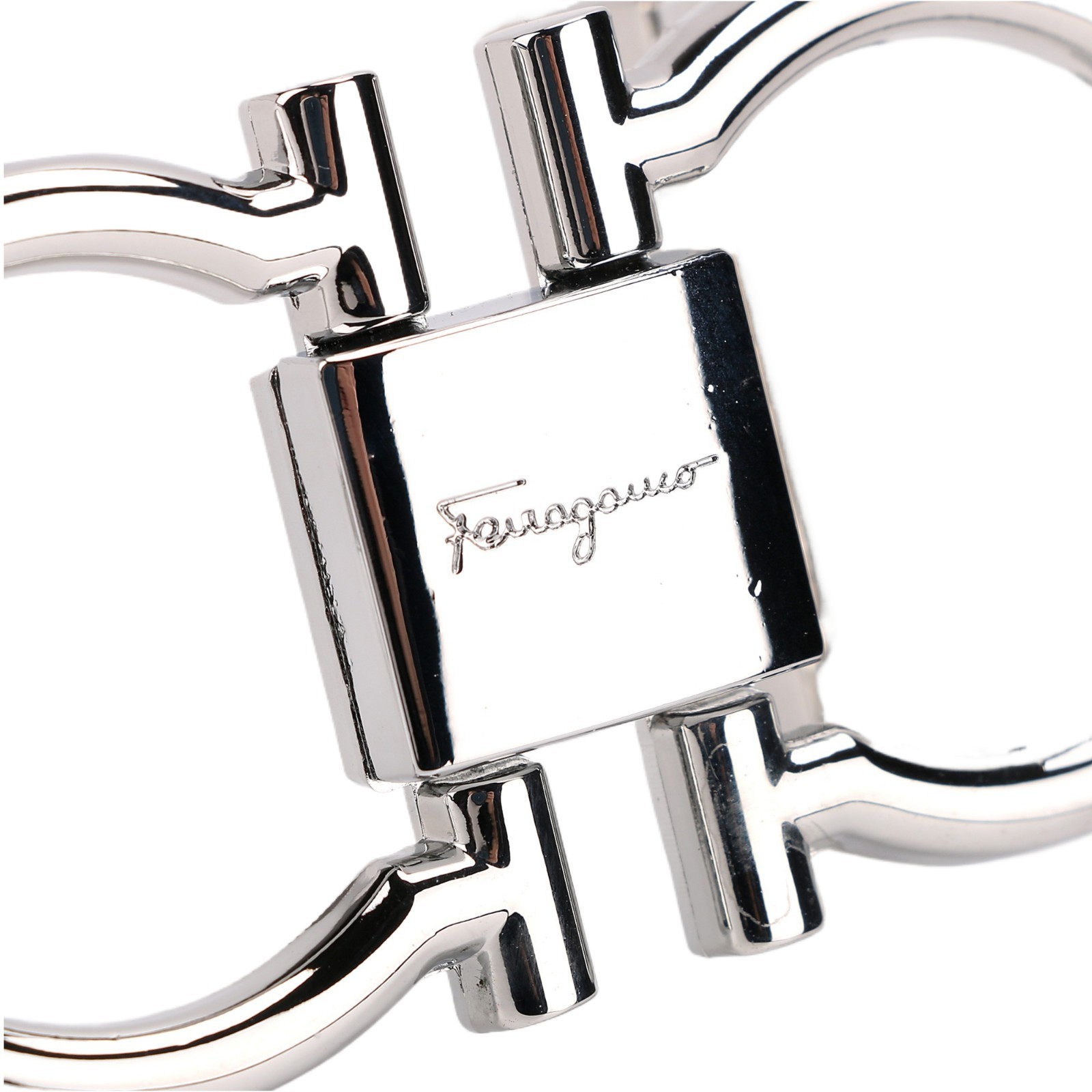 Salvatore Ferragamo Alloy Horseshoe Buckle for 34-35mm leather strap Silver