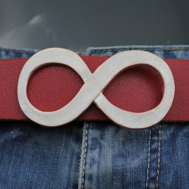 Infinity Belt Buckle Rosepearl Elegant Romantic Artful Boho Style