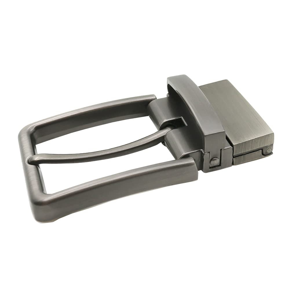 UUYYEO Alloy Clamp Belt Buckle approx 3.5 cm in inner diameter, Silver