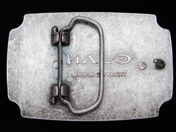 QA07104 REALLY NICE *CTF (CAPTURE THE FLAG)* HALO VIDEO GAME NOVELTY BELT BUCKLE