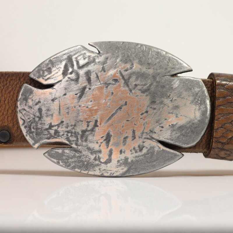 Oval Belt Buckle with Break Edges – Heavy Duty Urban Look Sport Design