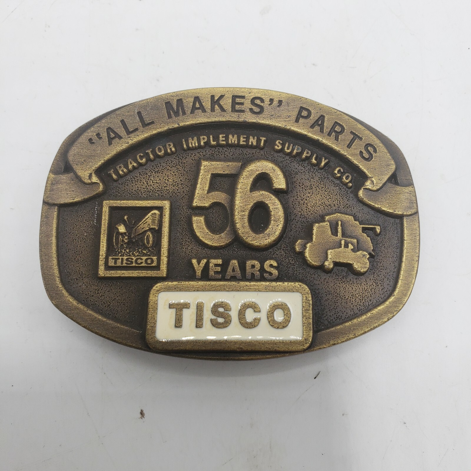 Tisco Belt Buckle Lot (3) 56 years (1)59 years limited edition numbered Tractor