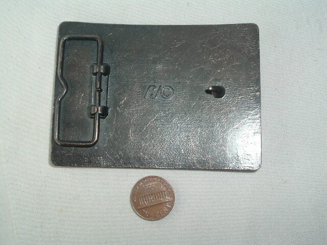 VINTAGE FIREARMS LEGAL DEFENSE FUND BRASS BELT BUCKLE